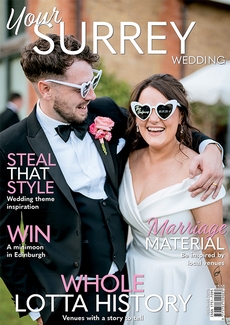 Cover of the February/March 2025 issue of Your Surrey Wedding magazine