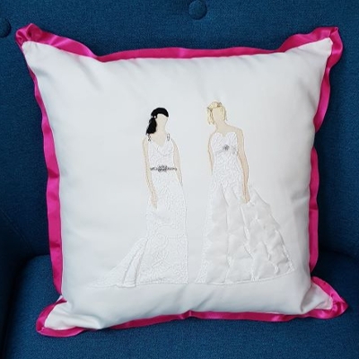 Wedding News: £20 off a bespoke, personalised, wedding or anniversary cushions