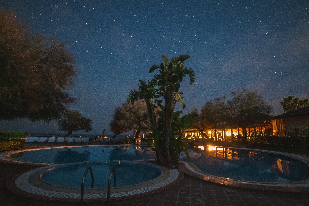 swimming pool at the Baia del Sole