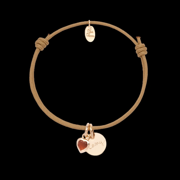 A Merci Maman bracelet from the Valentine's Day Collection